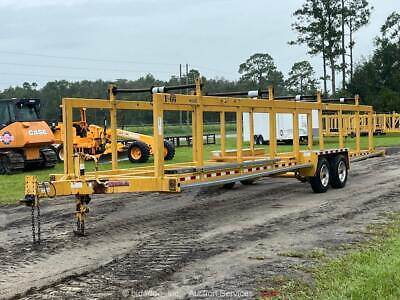 2016 Rice 20,000 LBS 4 Spool Tandem Axle Cable Reel Trailer For Sale ...