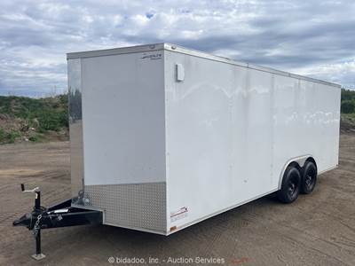 2026 Spartan Cargo Trailers 20' T/A Enclosed Bumper Pull Cargo Trailer bidadoo