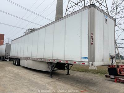 2019 Stoughton ZGPVW-535T 53' T/A Dry Van Enclosed Cargo Semi Trailer bidadoo