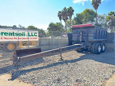 Superior T/A Square Body Hydraulic Dump Truck Pup Doubles Trailer Tarp bidadoo