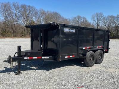 2025 Triple Crown TD7X1414K 14' T/A Dump Trailer Utility Landscape Tarp bidadoo