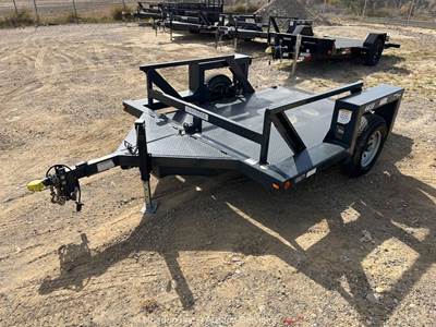 2022 Triple L 4610 10' S/A Hydraulic Drop Deck Flatbed Utility Trailer bidadoo