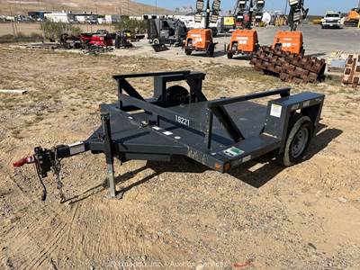 2022 Triple L 4610 10' S/A Hydraulic Drop Deck Flatbed Utility Trailer bidadoo