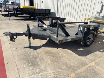 2022 Triple L 4610 S/A 10' Hydraulic Drop Deck Flatbed Hauler Trailer bidadoo