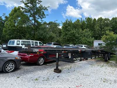 2023 Take 3 48LPUL 48' T/A Gooseneck LED Wedge Three Car Carrier Trailer bidadoo