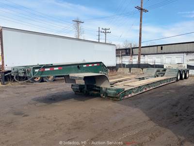 2008 Talbert T3DW-50-HRG-1-T1 62 Ton Removable Gooseneck Lowboy Trailer bidadoo