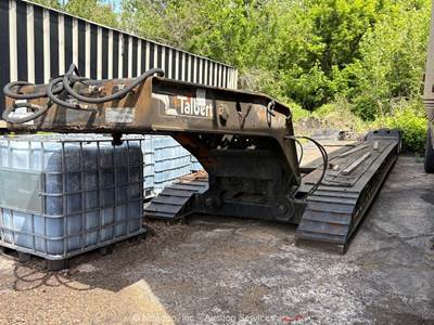 2003 Talbert TDW-35SA-HRG-1-T1 35 Ton T/A Lowboy Equipment Trailer bidadoo