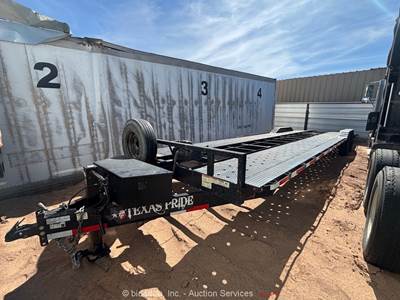 2025 Texas Pride CA834616KSP 36' T/A Equipment Car Hauler Trailer bidadoo