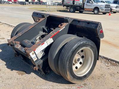 2002 Trail King TK22FA 20K S/A Semi Trailer Booster Flip Axle bidadoo