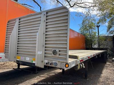2014 Utility FS2CHA 48' T/A Flatbed Spread Axle Hi Boy Semi Trailer A/R bidadoo