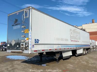 2017 Utility VS2DX 53' T/A Enclosed Dry Van Cargo Delivery Box Trailer bidadoo