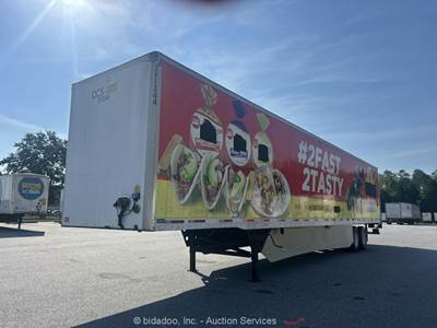 2012 Utility VS2DX 53' T/A Dry Van Cargo Delivery Semi Lift Gate Trailer bidadoo