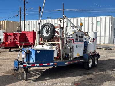 2002 Vacmasters 1000 Air Vacuum Excavator T/A Trailer Diesel bidadoo -Repair