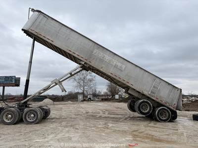 2010 Vantage T/A Frameless Hydraulic lift Aluminum End Dump Trailer bidadoo