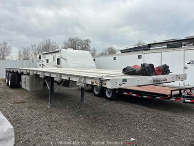 2025 Wilson CF-1060 CA-1060 40' + 24' Combination Flatbed Trailer Train bidadoo