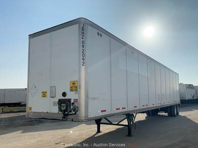 2015 Wabash DVCVHPC T/A 53' Enclosed Dry Van Delivery Cargo Trailer bidadoo