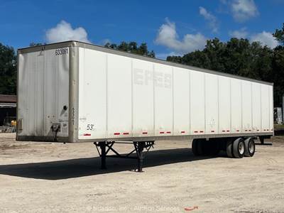 2013 Wabash National 53’ T/A Dry Van Enclosed Cargo Delivery Box Trailer bidadoo