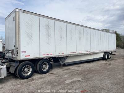 2016 Wabash National 53' T/A Dry Van Enclosed Delivery Cargo Box Trailer bidadoo