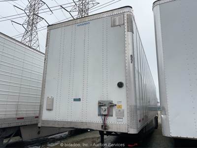 2024 Wabash National 53' T/A Dry Van Enclosed Delivery Cargo Box Trailer bidadoo