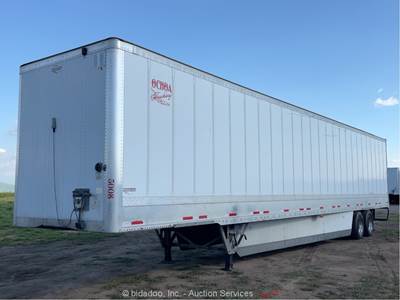 2017 Wabash   National T/A Dry Van Enclosed Delivery Cargo Box Trailer bidadoo
