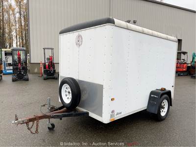 Wells Cargo TW101M S/A Enclosed Equipment Utility Travel Cargo Trailer bidadoo
