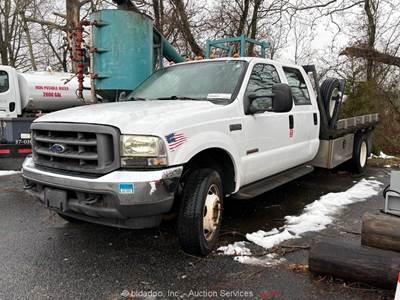 2004 Ford F-550 Flatbed / Stakebed Truck Crew Cab Powerstroke V8 -Parts/Repair