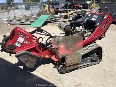 2019 Barreto 30SG Walk Behind Self Propelled Track Stump Grinder Crawler bidadoo