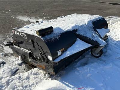 2022 Paladin VRS7P0022 Skid Steer Hydraulic Sweeper Broom Attachment bidadoo