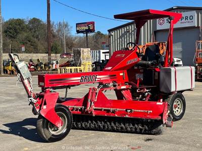 2023 Broce BW-260 8' Ride-On Towable Broom Street Sweeper Kubota Diesel bidadoo