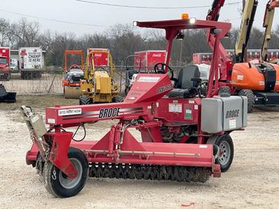 2021 Broce BW-260 8' Ride-On Towable Broom Street Sweeper Kubota Diesel bidadoo