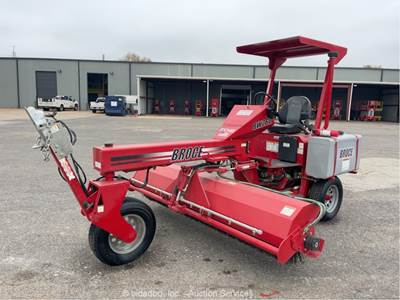 2023 Broce BW-260 8' Ride-On Broom Towable Street Sweeper Kubota Diesel bidadoo