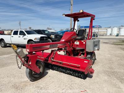 2022 Broce BW-260 8' Ride-On Towable Broom Street Sweeper Kubota Diesel bidadoo