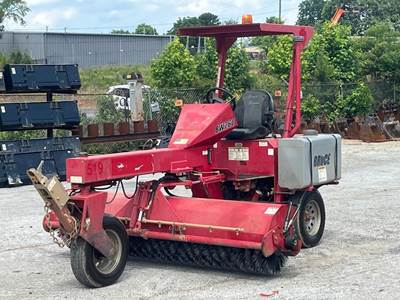 2020 Broce BW-260 8' Ride-On Towable Broom Street Sweeper Kubota Diesel bidadoo