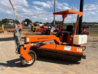 2023 Laymor SM300 8' Towable Ride-On Broom Street Sweeper Yanmar Diesel bidadoo
