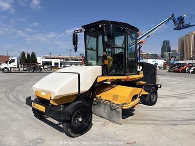 2018 Laymor SM450 87 in Ride-On Broom Street Sweeper Cab Kubota Diesel bidadoo