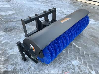2025 Pabreak HDB466 72" Hydraulic Skid Steer Sweeper Broom bidadoo -New