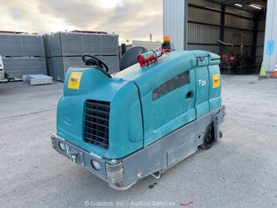 2023 Tennant T20 Ride-On Sweeper Scrubber Warehouse Floor LPG bidadoo -Repair