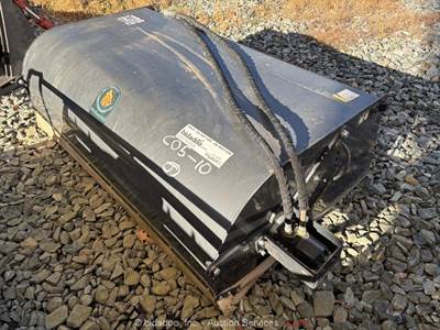 2023 Wolverine BBS-11-72W 72" Skid Steer Box Sweeper Broom Attachment bidadoo