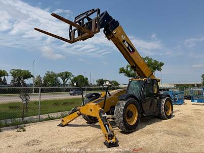 2016 Caterpillar TL1255D 55' 12K Telescopic Reach Forklift Telehandler bidadoo
