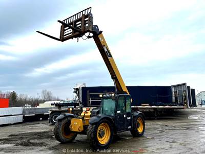 2013 Caterpillar TL642C 42' 6,600 lbs Telescopic Reach Forklift bidadoo -Repair