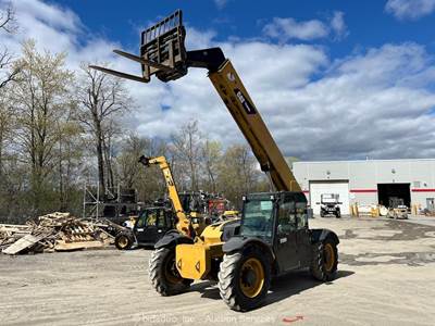 2014 Caterpillar TL943C 43' 9k Telescopic Reach Forklift Telehandler Cab bidadoo