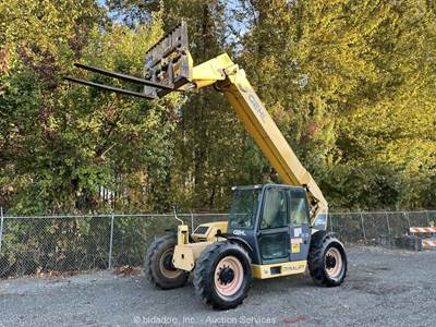 2018 Gehl DL12-40 40' 12k Telescopic Reach Forklift Cab Telehandler bidadoo
