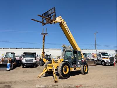 2018 Gehl DL12-55 55' 12,000lbs Telescopic Reach Forklift Telehandler bidadoo