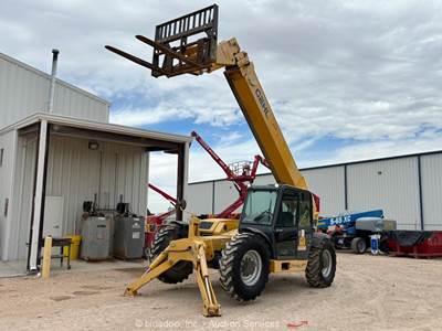 2018 Gehl DL12-55 55' 12K Telescopic Reach Forklift Telehandler Cab Aux bidadoo