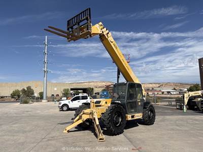 2018 Gehl DL12-55 55' 12K Telescopic Reach Forklift Telehandler Cab Aux bidadoo