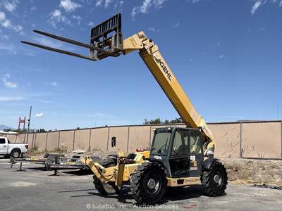 2019 Gehl DL12-55 55' 5" 12,000 lbs Telescopic Reach Forklift Cab bidadoo