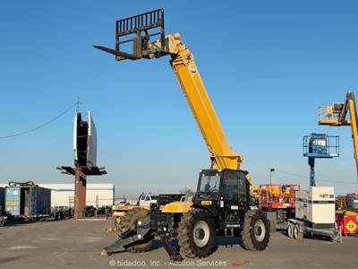 2019 Gehl RS10-55 55' 10k Telescopic Reach Forklift Telehandler Cab bidadoo