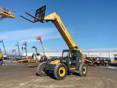 2018 Gehl RS8-42 42' 8,000 lbs Telescopic Reach Forklift Cab Telehandler bidadoo