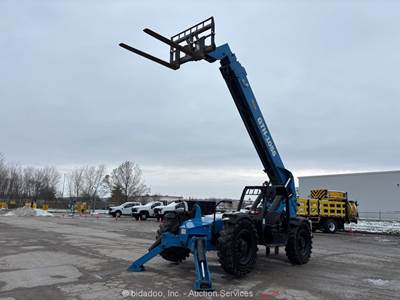 2019 Genie GTH 1056 56' 10,000 lbs Telescopic Reach Forklift Telehandler bidadoo