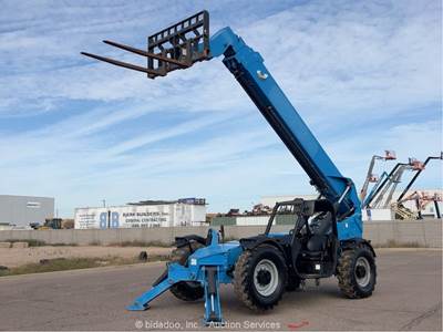 2018 Genie GTH-1056 56' 10,000 lbs Telescopic Reach Forklift Telehandler bidadoo